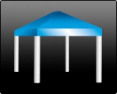 EXKLUSIVES Faltpavillon ohne Wände