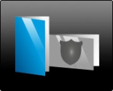 Klapp-Visitenkarten EFFEKTLACK