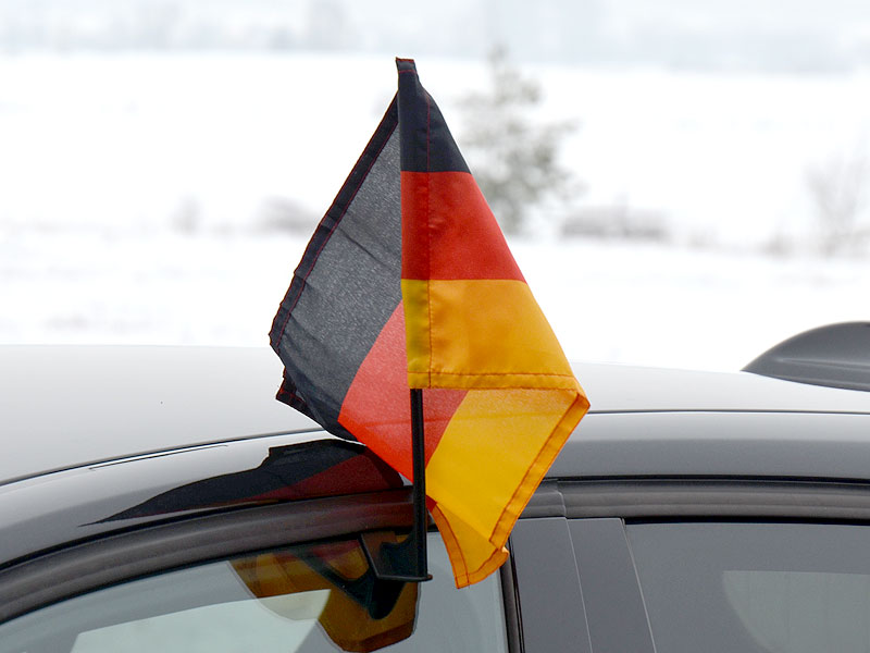 Car-Flag mit Fahnenhalter 