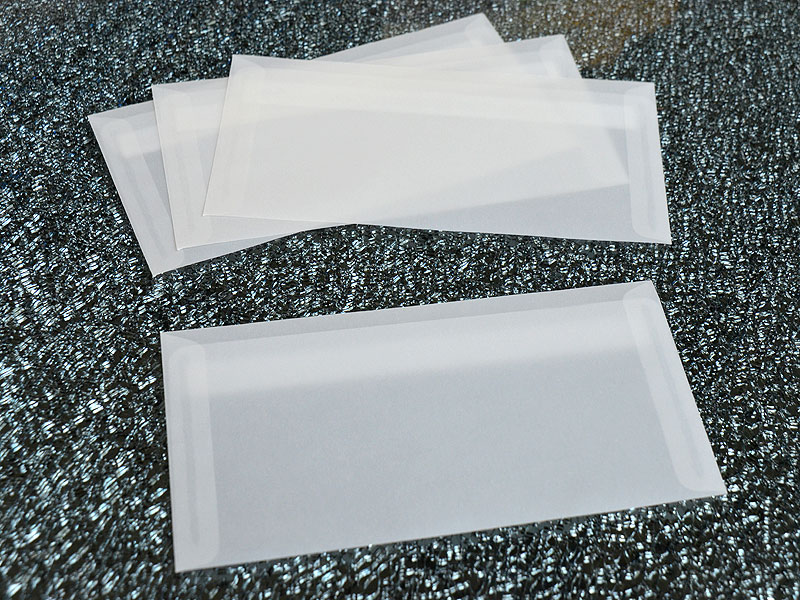 Umschlag transparent unbedr. haftklebend 