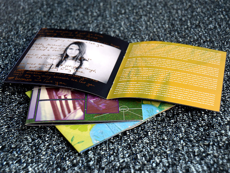 CD-Booklet geheftet  
