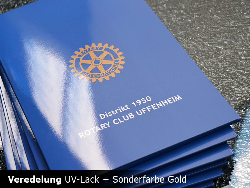Mappen 4-farbig + GOLD oder SILBER 