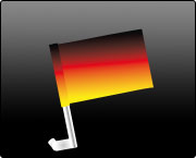 Car-Flag mit Fahnenhalter 