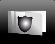 Klappkarten mit Effektlackierung 