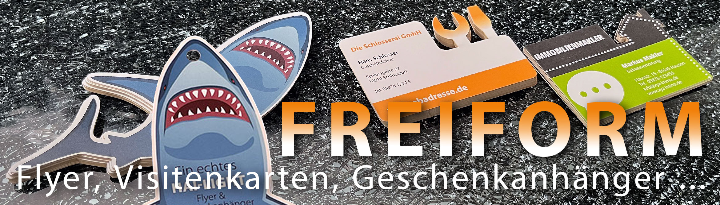 Freiform Drucksachen